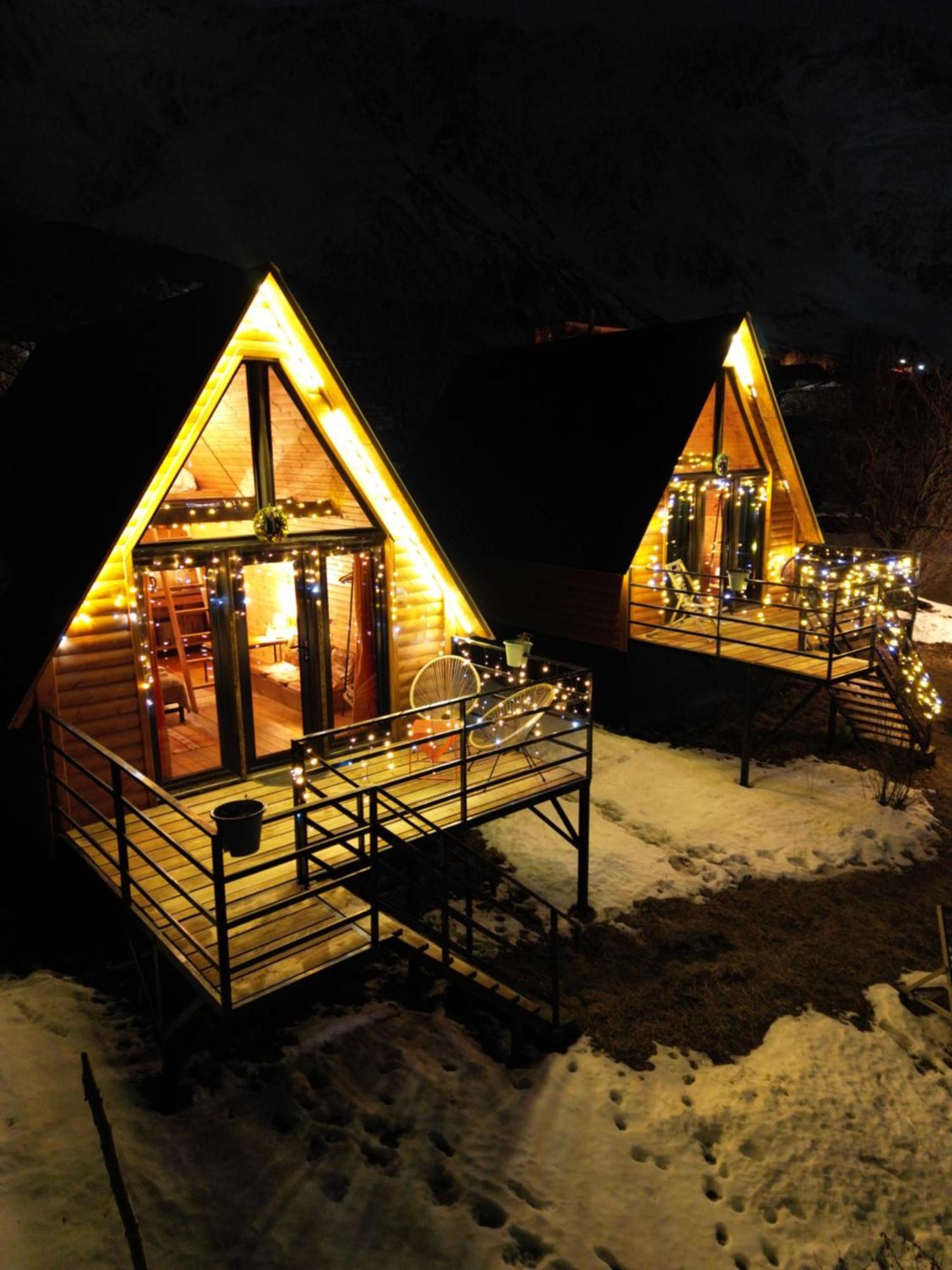 Kazbegi Kuro Cottages المظهر الخارجي الصورة